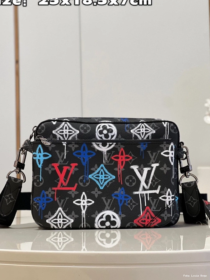 Fake Louis Bags LOUIS MESSENGER TRIO VUITTON 0813